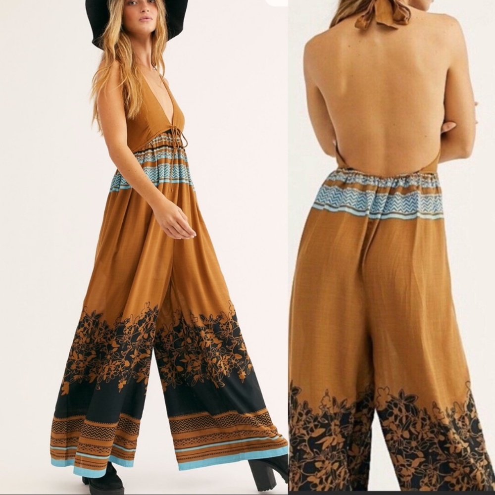 Free People Palm Beach Jumpsuit